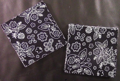 (48) 5" Squares - Midnight Butterfly Garden - Quilting - 100% Cotton - 5603 - Image 1 of 2