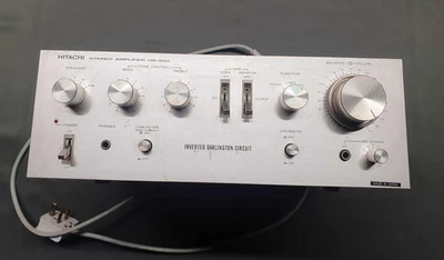 Amplificador estéreo Hitachi HA-250 de colección sistema de amplificador música retro Japón Foto 1 de 4