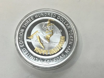 12 onzas - Silver Four Queens $300 Halloween 2010 Silver Strike .999 ENORME V180 Foto 1 de 2