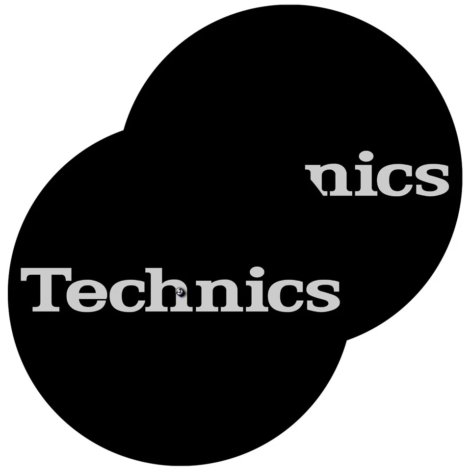 Magma 60638 - Technics Simple: 2 alfombrillas plateadas sobre negras (par) (negras) Foto 1 de 1