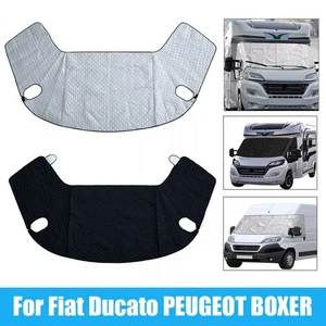 Motorhome Thermal Windscreen Screen Cover Wrap Out Blinds For Fiat Ducato NEW - Picture 1 of 12
