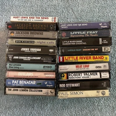 Cassette Tape Lot Little River Band Feat Outlaws Jackson Browne John Lennon - Image 1 of 4