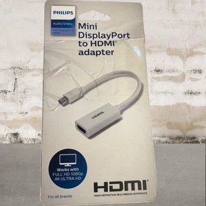 Philips Mini DisplayPort auf HDMI Adapter, Unidirektional, Audio und Video NEU - Bild 1 von 4