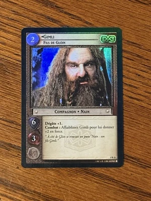 Lord of The Rings TCG Gimli Son of Gloin FRENCH Foil Card - Image 1 of 2