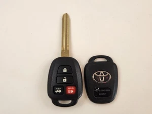 ORIGINAL TOYOTA 14-19 OEM MASTER HEAD KEY LESS ENTRY REMOTE FOB 8A H-CHIP UNCUT - Picture 1 of 16