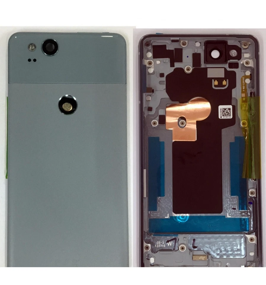 Tapa Trasera Original Para Google Pixel 2 DESMONTAJE Color Azul Envió Gratis - Imagen 1 de 1