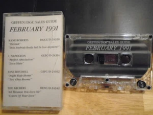 RARE PROMO Geffen DGC sampler CASSETTE TAPE Kane Roberts JONI MITCHELL Archers + - Picture 1 of 2