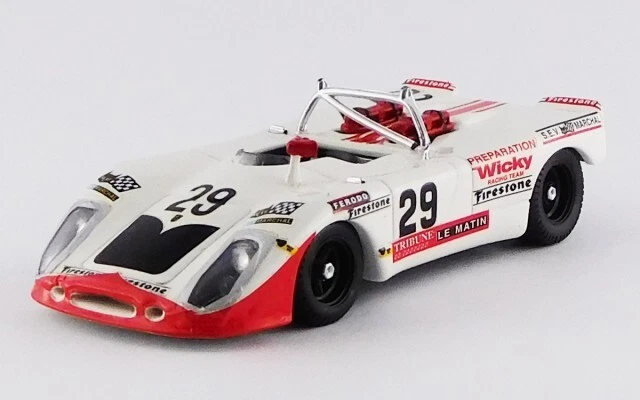 Jm2139980best Model Bt9581 Porsche 908/2 FLUNDER N.29 17th LM 1971 Wicky-olivar