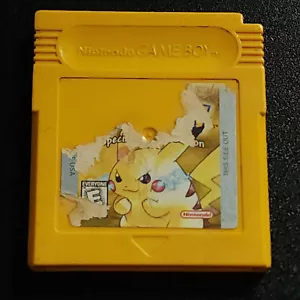 Cartucho Suelto Pokémon GameBoy Amarillo, Batería Nueva, Pines Limpios, Primera Impresión - Imagen 1 de 13
