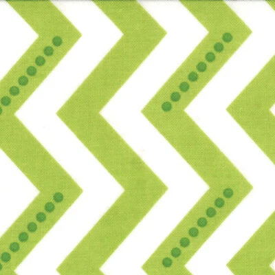 Tela de edredón Chevron verde lima moda de $7 por yarda V&Co #10804-18 Foto 1 de 2