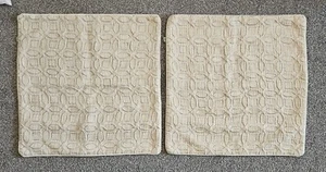 Neu ohne Etikett 2 ~ 20 Zoll quadratische Celerie elfenbeinfarbene Kissenbezüge von Celerie Kemble - Bild 1 von 4