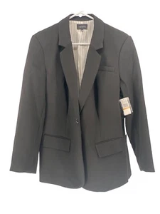 Blazer 1 STATE Negro Essentials Un Botón Para Mujer Chaqueta Forrada 16W Nuevo con Etiquetas Precio de Venta sugerido por el fabricante 129 - Imagen 1 de 10