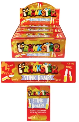 15 x Stink Bombs 5 Boxes of 3 = 15 Joke Shop Smell Fart Joke Prank Rotten Eggs