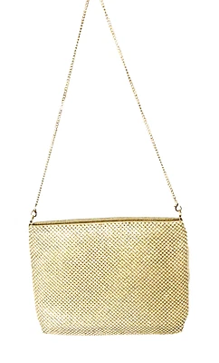 De colección WHITING & DAVIS? (sin marca) Bolso de mano Cartera Beige Malla metálica Bandolera Foto 1 de 4