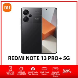 Xiaomi Redmi Note 13 Pro+ Plus 5G Dual SIM Android Mobile Phone –Black/8GB+256GB