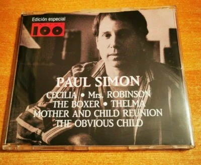 PAUL SIMON Cecilia +5 SPAIN PROMO CD SINGLE CADENA 100 SIMON & GARFUNKEL RAREST Foto 1 de 3