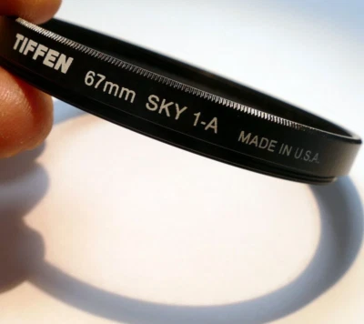 Tiffen 67mm filter made in USA 1A Sky skylight warming for overcast day - Image 1 of 4