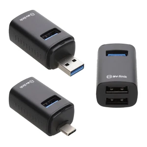 3 Port USB 3.2 Und USB 2.0 Zu USB Typ C / A Verbinder Mini Spindelnarben - Bild 1 von 11