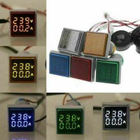 New 2pcs Blue AC 0-700V LED Digital Volt Panel Meter New 2pcs Blue AC 0-700V LED Digital Volt Panel Meter