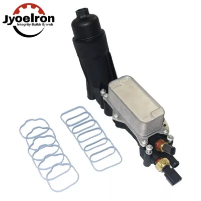 Nueva carcasa y juntas de filtro de enfriador de aceite para Jeep Grand Cherokee 14-18 3,6 L 3,2 L Foto 1 de 4