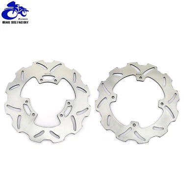 CRF250R CRF450R 04-14 For Honda Full Set Brake Discs Rotors CR125R CR250R 02-07 Foto 1 de 4