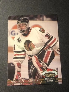 1992-93 Topps Stadium Club Dominik Hasek #107 HOF - Picture 1 of 2