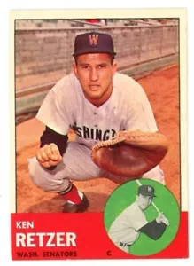 1963 TOPPS #471 Ken Retzer Eccellente Raw - Foto 1 di 2
