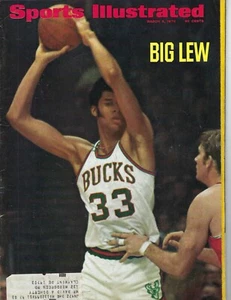 1970 3/6 Sports Illustrated basketball magazine Lew Alcindor, Milwaukee Bucks Gd - Picture 1 of 1