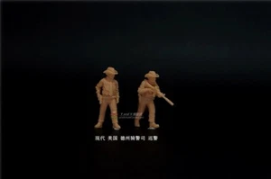 3D printed 1/72 Modern US "Texas Mounted Police Unit Patrolman" 2 man model - Picture 1 of 2