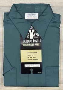 BIG YANK Arbeitshemd Twill 70er 80er Vintage Union Made USA Permanent Press Herren L NOS - Bild 1 von 3
