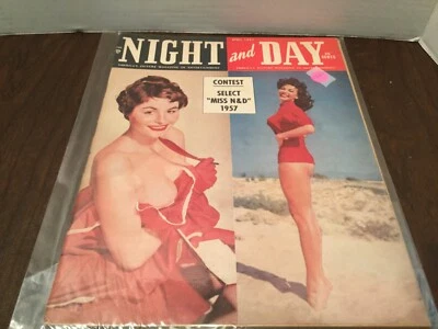 April 1957 Issue Of Night And Day Magazine Good Condition Condering Age - Image 1 of 3