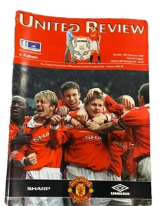 MANCHESTER UNITED V FULHAM - FA CUP RD 5 - 14/2/1999 - Picture 1 of 1