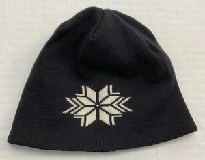 Nuevo sin etiquetas Dale of NORWAY Gorro 100% Pura Lana Nueva Tejido Negro Sombrero Hecho en NORUEGA Gorra - Imagen 1 de 16