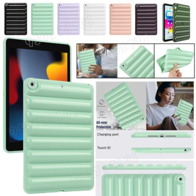 Candy Color Case For iPad A16 11th 10th 9th 8/ 7th Gen Shockproof TPU Cover Skin - Image 1 of 4
