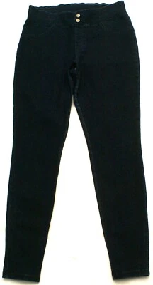 Leggings de mezclilla HUE para mujer grandes ajustados azules cintura elástica (31X30) Foto 1 de 3