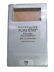 Maybelline Pure Stay Powder Powder Foundation SPF 15 Sunscreen 70 Sand .34 oz.