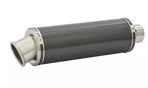Honda CB500F Exhaust SP Engineering Carbon Fibre Round Big Bore XLS 2013-2015 - Picture 1 of 9
