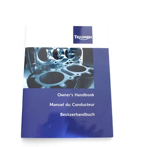 Genuine 2010 Triumph Tiger 800 / 800XC English Owners Manual 3855153 Issue 1 - Picture 1 of 17