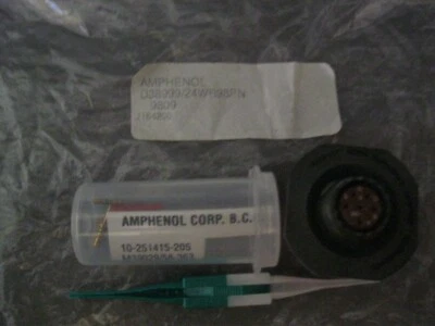Amphenol D38999/24WB98PN Circular Connector with Pins and Tool - Image 1 of 2
