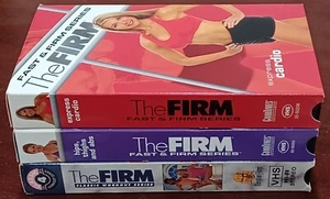 The Firm Express Cardio Hüften Oberschenkel & Bauchmuskeln Ganzkörper Aerobic Fitness 3 VHS-Kassetten - Bild 1 von 11