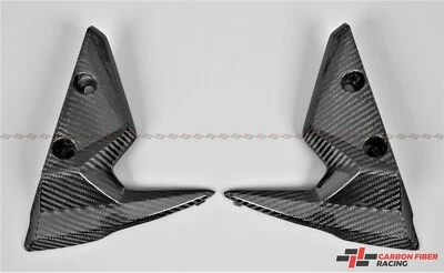 Guardabarros delantero laterales Triumph Street Triple 765 R, S 2017-2022 - 100 % fibra de carbono Foto 1 de 4
