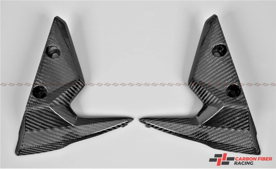 Guardabarros delantero laterales Triumph Street Triple 765 R, S 2017-2022 - 100 % fibra de carbono Foto 1 de 4