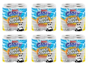 24 x Panda Glory Super Soaker Mega Absorbent Kitchen Towel 2Ply - Picture 1 of 7