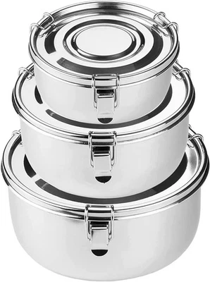 Premium Stainless Steel Food Storage Containers 304 Grade The Original - Image 1 of 2