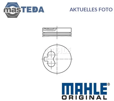 030 41 02 MOTOR KOLBEN MIT RINGEN MAHLE ORIGINAL 0.5MM FÜR VW PASSAT,GOLF III - Image 1 of 4