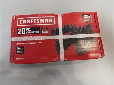 Craftsman CMMT42031 Impact Bit Socket Set 28 pc - Black - Image 1 of 3