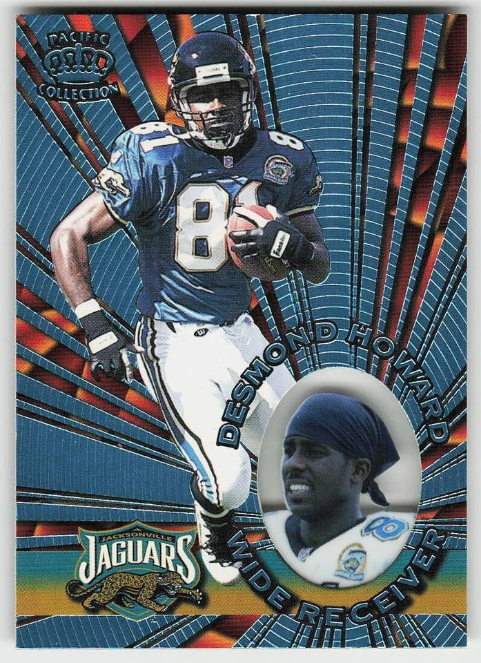 1996 Pacific Invincible #I-69 Desmond Howard FOOTBALL Jacksonville Jaguars - Image 1 of 2