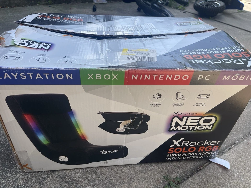 Silla Videojuegos X Rocker Solo RGB Mesh 2.0 - 5155701 (Negro) Foto 1 de 4