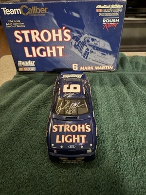 1989 1:24 Mark Martin Team Caliber Owner’s Series Steph’s Light In-Person Signed - Image 1 of 4