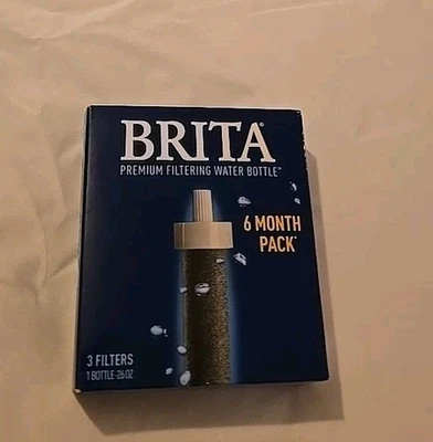 3 Count Brita Premium Water Bottle Replacement Filters, BPA Free 6 Month Pack - Image 1 of 3